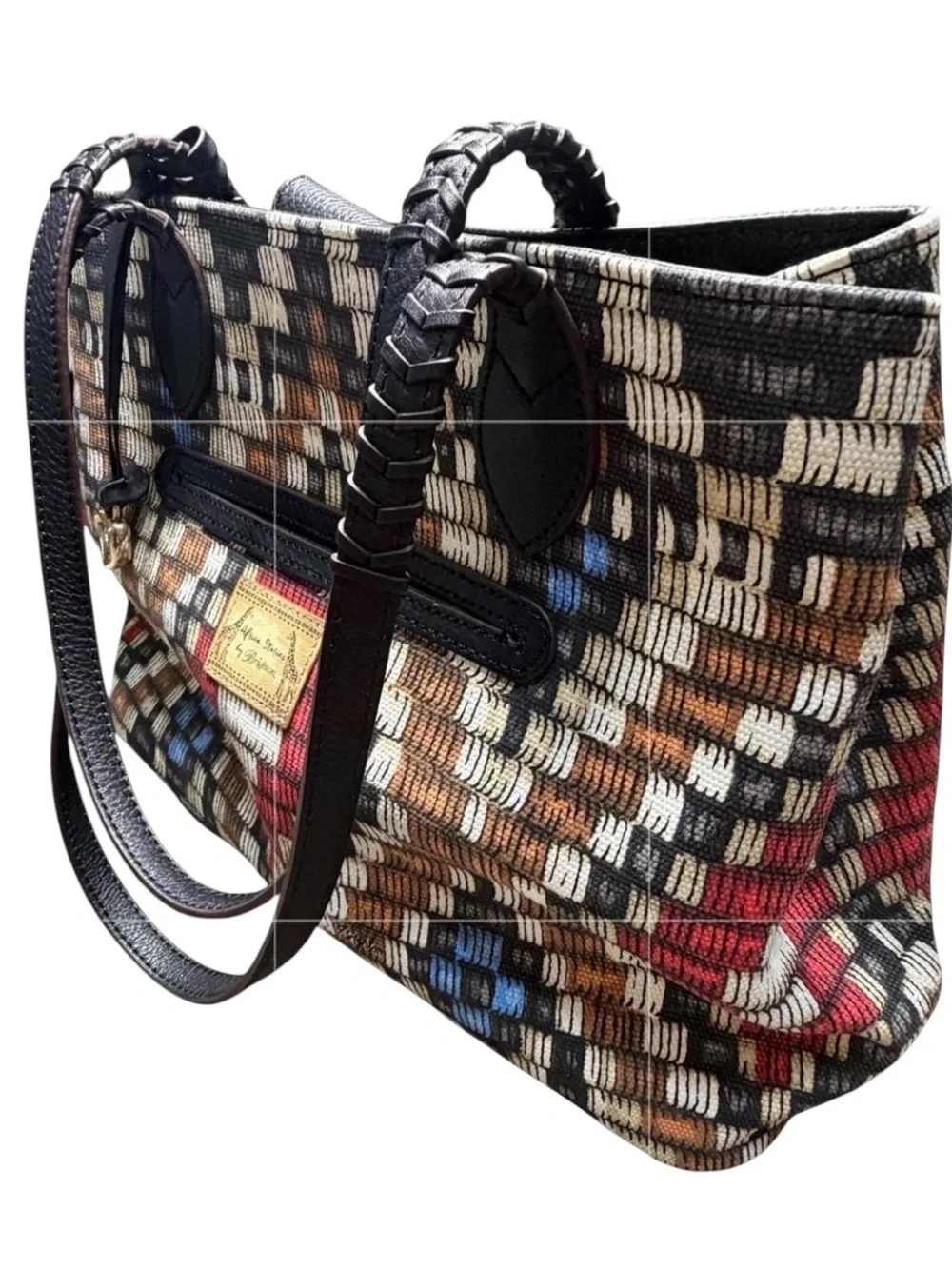 Authentic Brighton African Stories Sahara Canvas Handbag